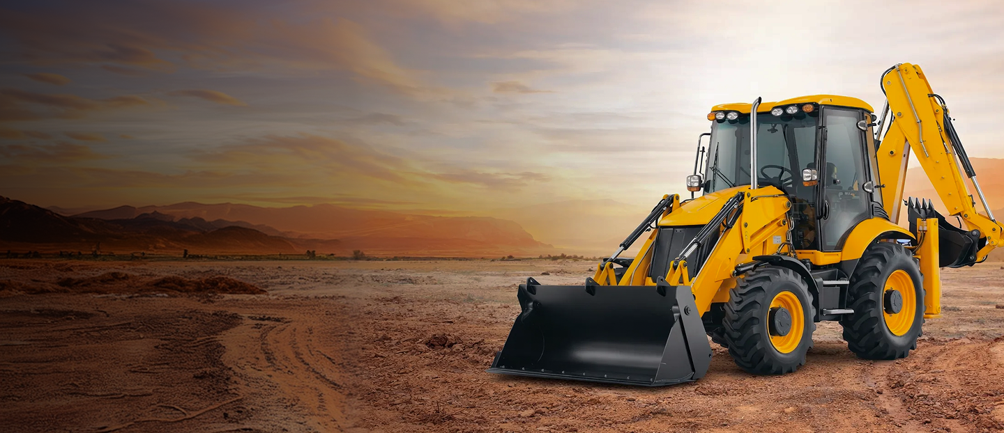 Backhoe Loader Banner